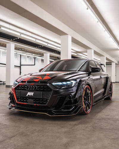 ABT presents one-of-a-kind A1 in unique polygon split design - Audi Tuning,  VW Tuning, Chiptuning von ABT Sportsline.